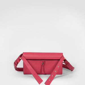 Mara Bag in Magenta Leather