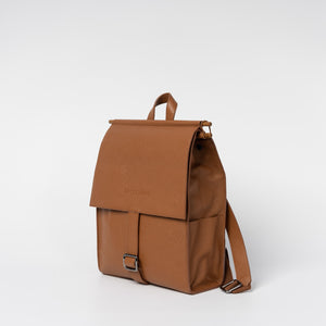 MEGA Backpack with Metallic Accessory Hazelnut