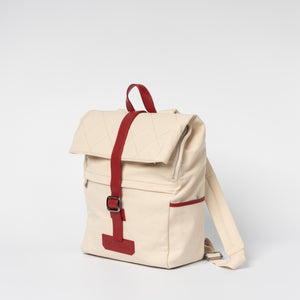 Cassis Backpack Red Accent